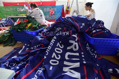 are trump campaign banners being made in china